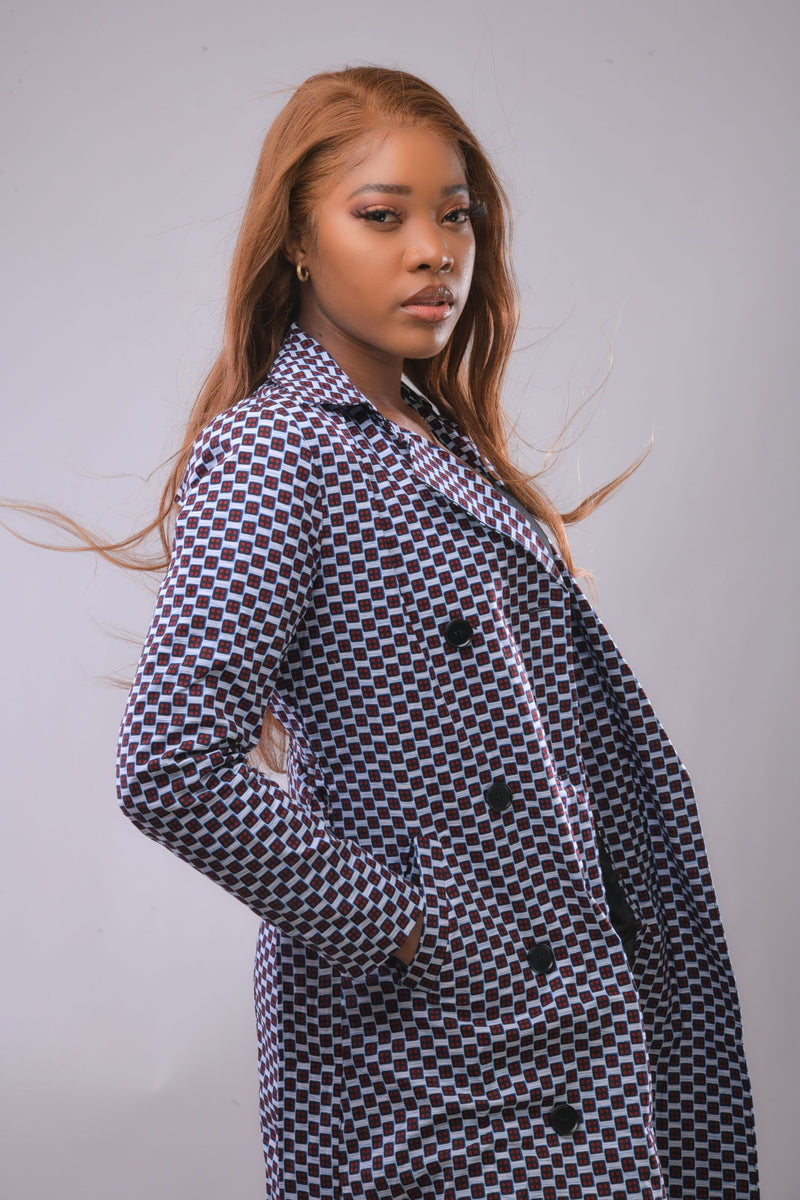 Roll the Dice Trench Coat