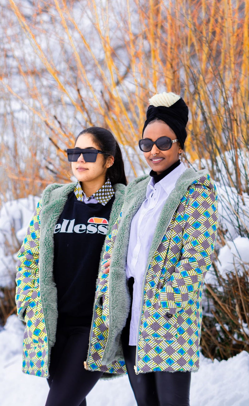 Reversible Winter Jacket grey